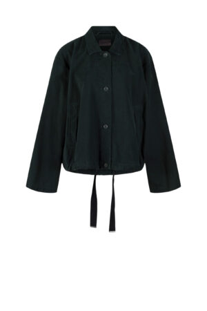 Jacke 506 wash Green Outdoor-Twill aus Baumwolle