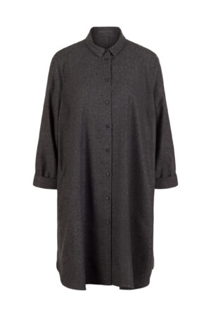 Bluse 514 Grey Wollmischung mit ECOVERO™ Viskose