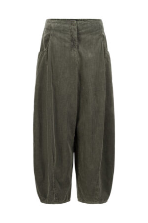 Hose 521 Green Reiner Baumwollcord