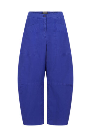 Hose 524 Blue Baumwollstretch mit Mini-Waffelstruktur