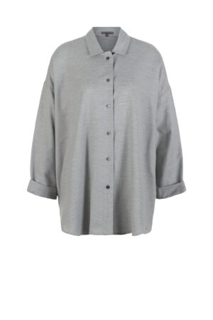 Bluse 518 Green Baumwoll-Kaschmir-Hahnentritt
