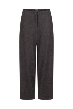 Hose 529 Grey Flanell-Fischgrat in Wollmischung
