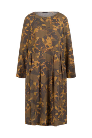 Kleid 514 Grey Druck auf reinem Lyocell