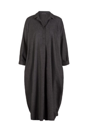 Kleid 515 Grey Wollmischung mit ECOVERO™ Viskose