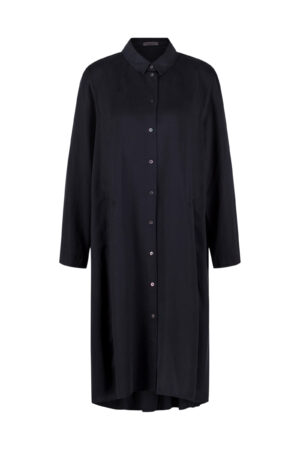 Kleid 517 Blue Piqué aus reinem Lyocell