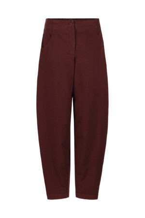 Hose 542 Brown Baumwollstretch mit Mini-Schaftmuster