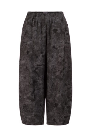 Hose 544 Grey Jacquard-Jersey in Schurwollmischung
