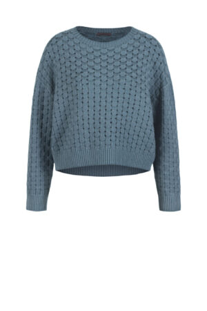 Pullover 525 Blue Reine Merinowolle