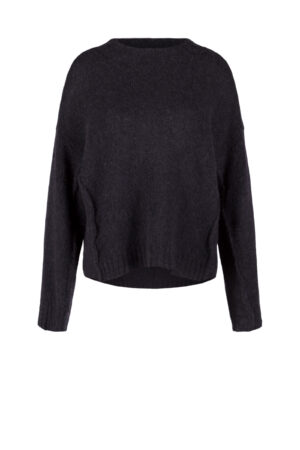 Pullover 532 Blue Alpaka-Schurwoll Mischung