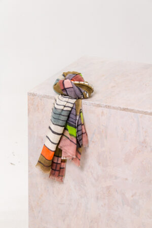 Schal 507 Brown Reine Wolle