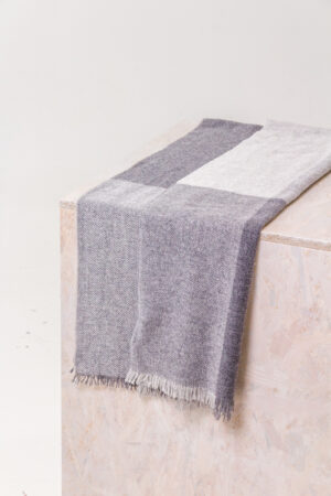 Schal 511 Grey Schurwollmischung