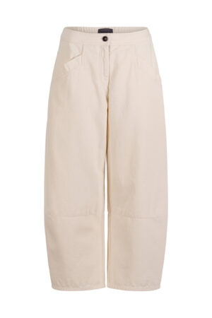 Hose 627 wash Beige Ungefärbter Denim aus reiner Baumwolle