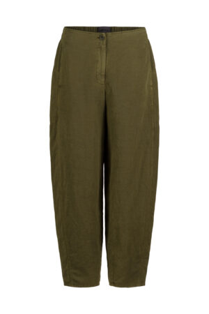 Hose 629 Green Lyocell-Leinen-Baumwoll Twill