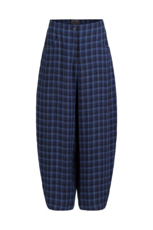 Trousers 635 Blue Blue Linen