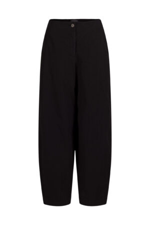 Trousers 638 Grey Crinkled cotton