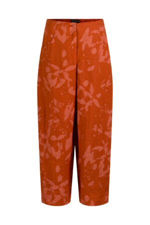 Hose 644 Red Kreide-Druck auf reinem Hanf