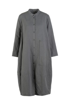 Dress 610 Grey Flowing dobby