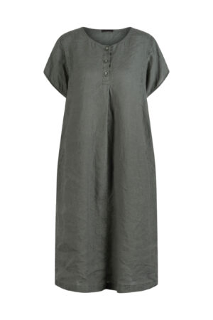 Dress 612 Green Pure Hemp