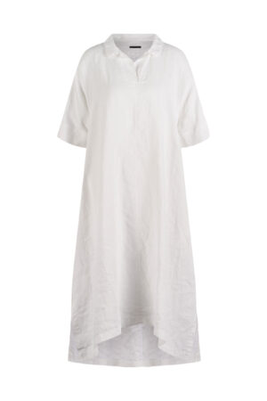Kleid 615 White Reines Leinen