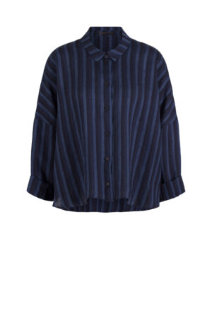 Blouse 617 Blue Blue Linen
