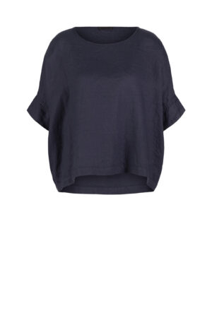 Bluse 641 Grey Reines Leinen