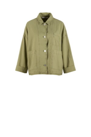 Jacket 613 Green Cotton rips