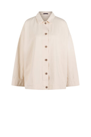 Jacke 615 wash Beige Ungefärbter Denim aus reiner Baumwolle
