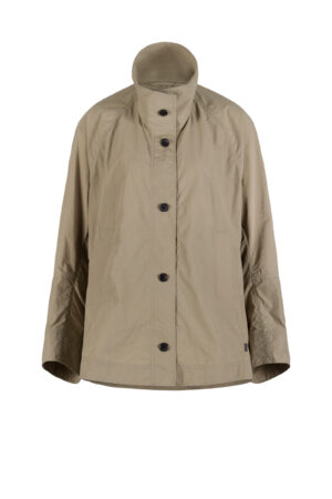 Outdoorjacke 603 Beige Baumwollmischung mit technischem Griff