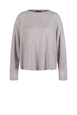 Pullover 607 Grey Merino cashmere blend