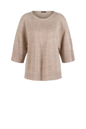 Pullover 617 Beige Linen cotton blend