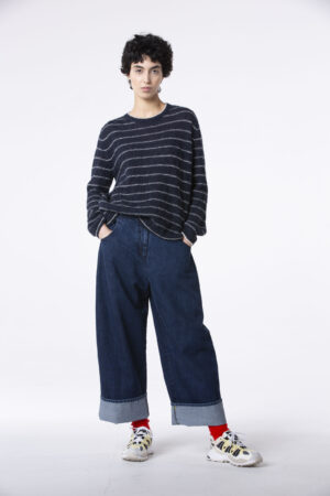 Hose 506 wash Green Baumwolldenim