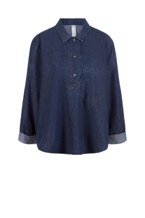 Bluse 506 wash Green Leichter Denim