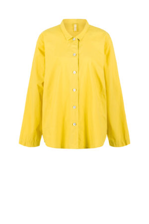 Bluse 507 Yellow Baumwollpopeline