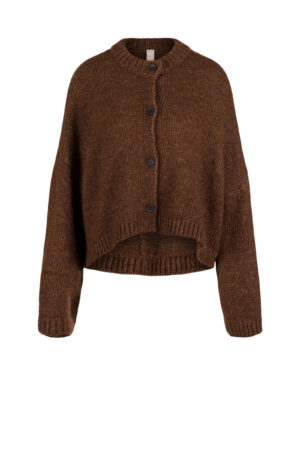 Jacke 502 Brown Ungefärbte Alpaka-Mischung
