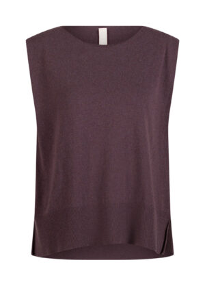 Pullunder 501 Purple Woll-Viskose-Mischung mit Kaschmir