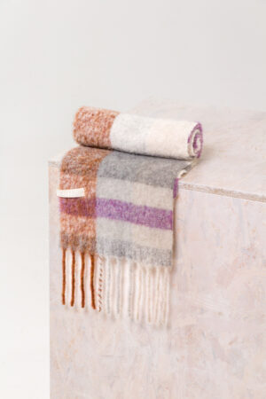 Schal 519 Beige Alpaka-Mischung