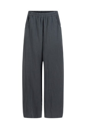 Trousers 604 Grey Lyocell linen blend
