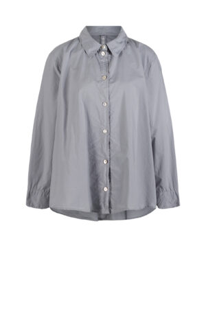 Blouse 607 Grey Cotton poplin