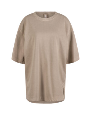 Shirt 603 Beige Pure Cotton Jersey