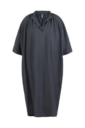 Dress 608 Grey Micro check on cotton