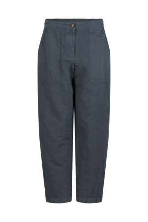 Trousers 608 Grey Chevron cotton hemp