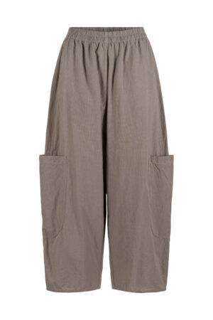 Trousers 610 Beige Micro check on cotton