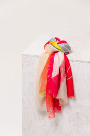 Scarf 601 Grey Modal Silk Blend