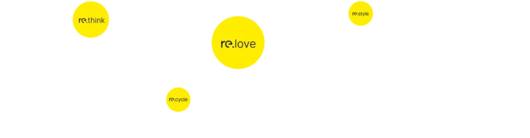 Colorful circles representing sustainable concepts and ideas.