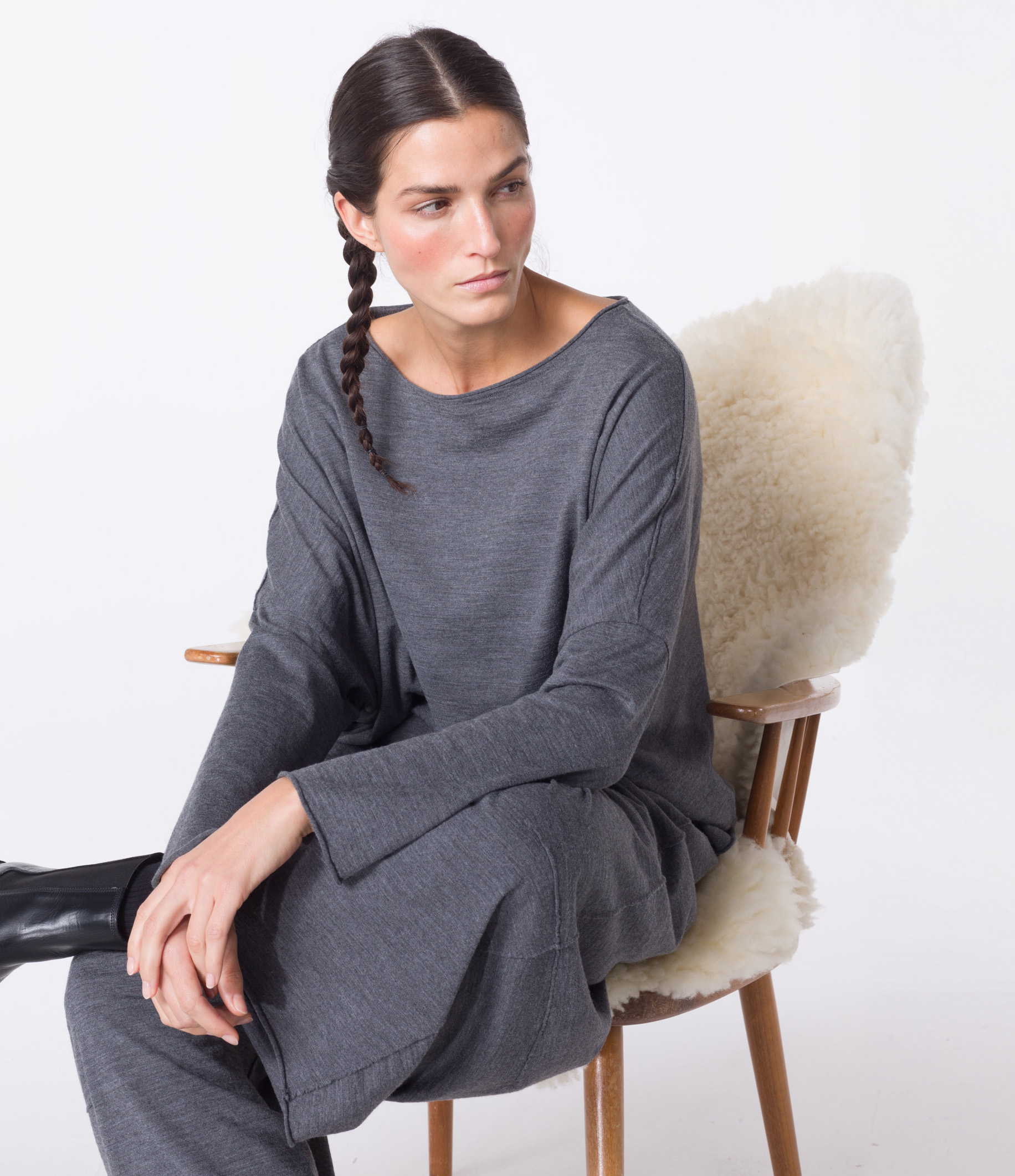 OSKA Outfit aus Schurwoll-TENCEL-Jersey